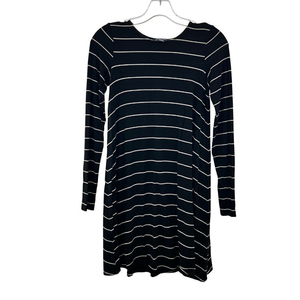 American Eagle Women's Long Sleeve Striped Mini Dress Size XXS